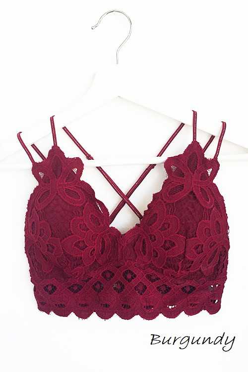 Scalloped Lace Cami Bralette | TEXICANA BOUTIQUE